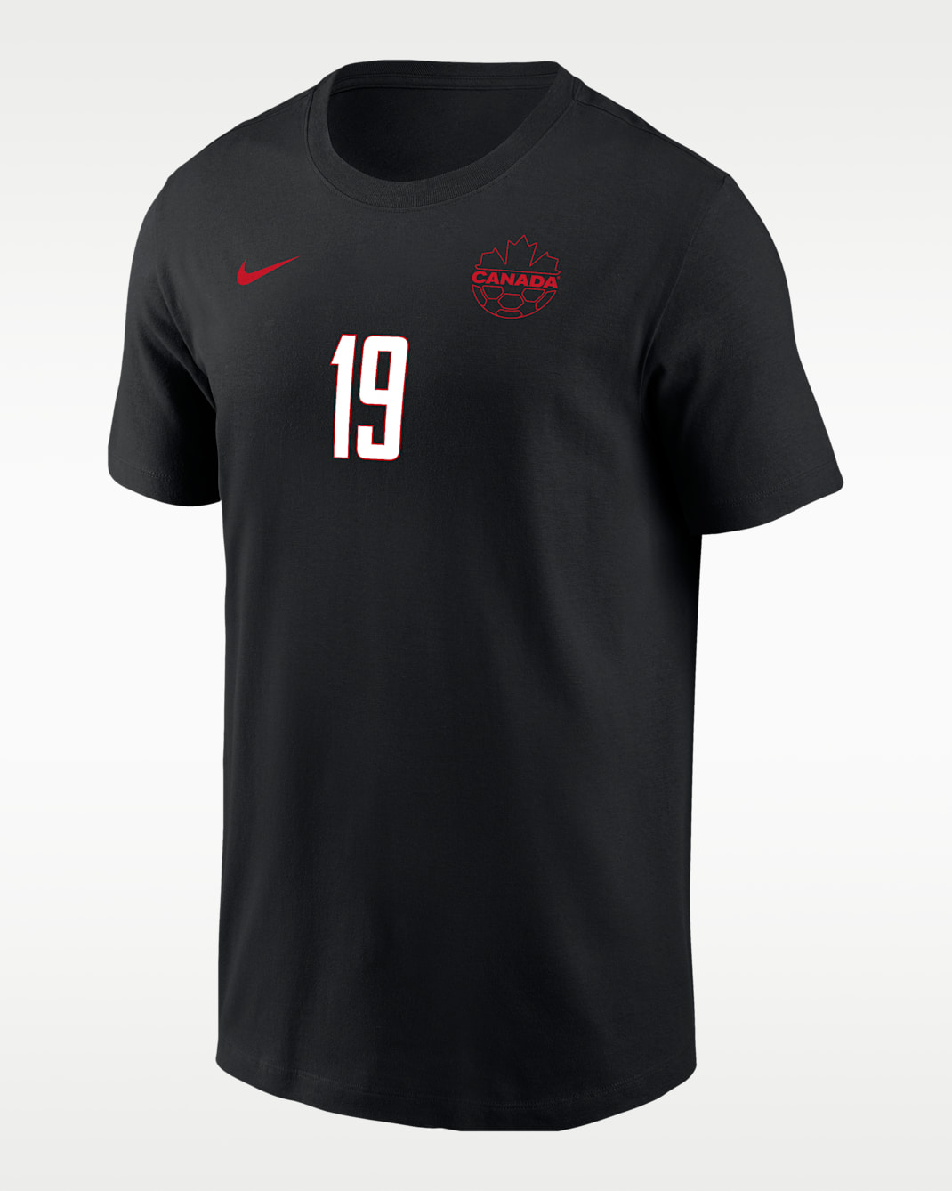 Alphonso Davies Team Canada Men's Nike Soccer T-Shirt - Black
