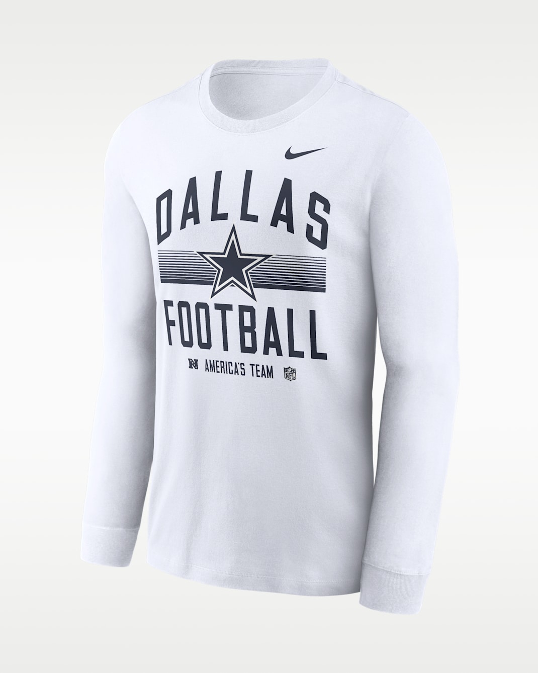 Dallas Cowboys Essential Men's Nike Dri-FIT NFL Long-Sleeve T-Shirt - Grey