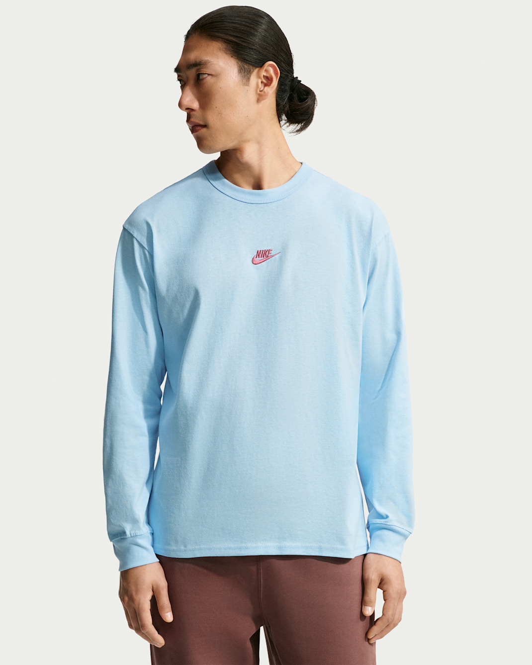 Nike Sportswear Premium Essentials Longsleeve für Herren - Ice Blue