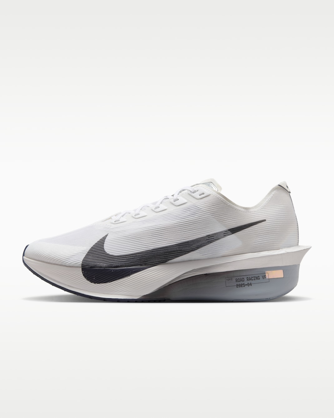 Nike Vaporfly 4 Men's Road Racing Shoes - White/Obsidian Mist/Pure Platinum/Gridiron