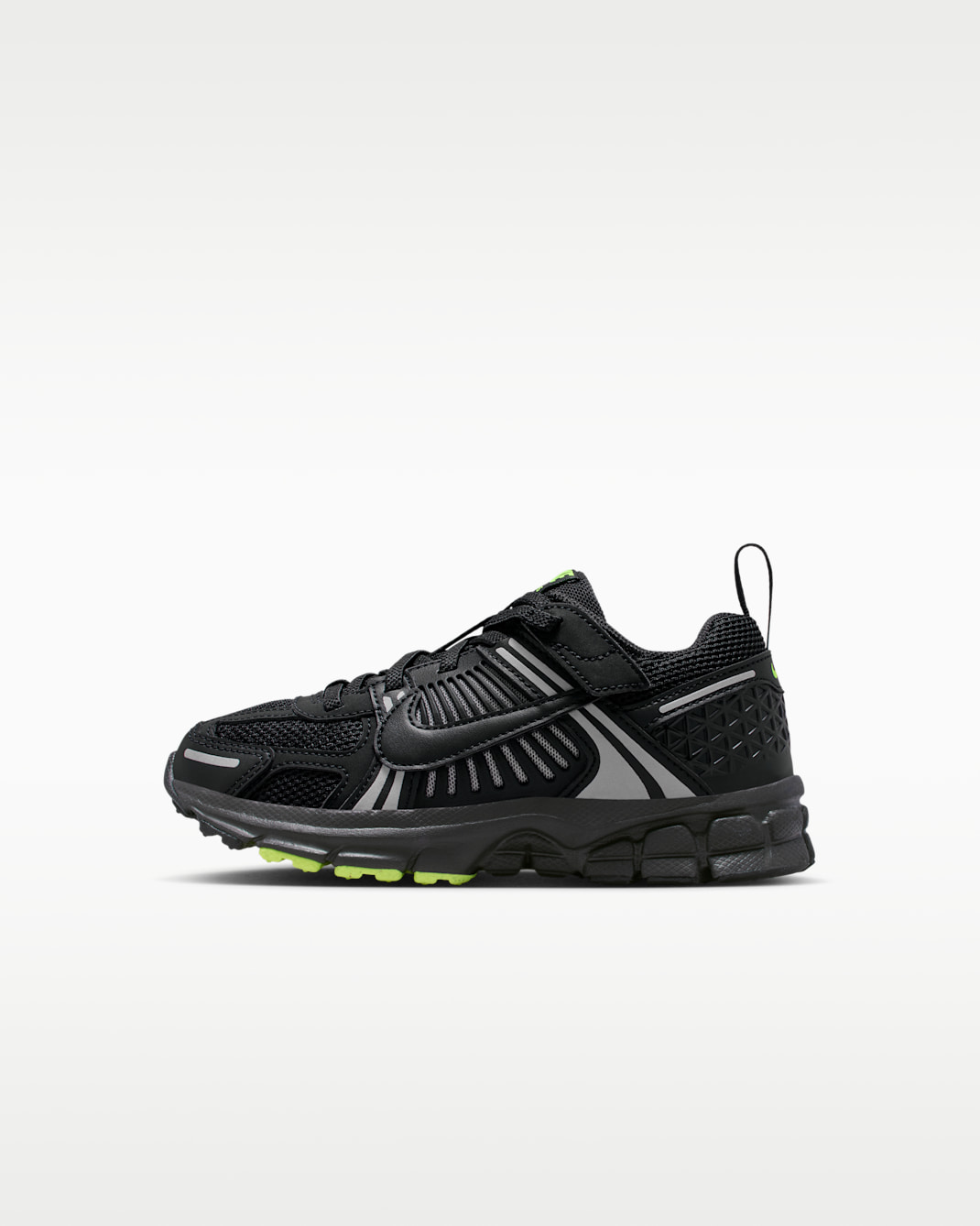 Nike Vomero 5 Little Kids' Shoes with Reflective Accents - Black/Black/Black/Volt