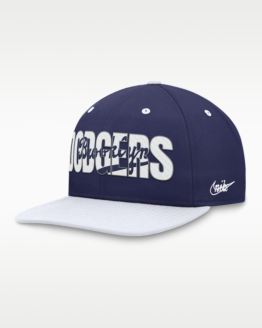 Brooklyn Dodgers Pro Cooperstown Men's Nike MLB Adjustable Hat - Royal/White