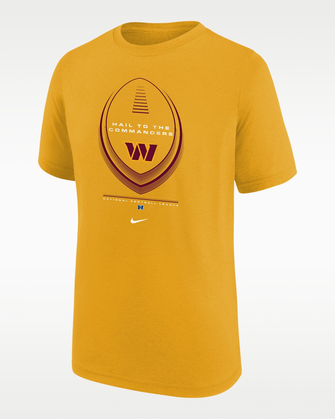 Playera Nike Dri-FIT de la NFL para niños talla grande Washington Commanders Legend Icon - Oro