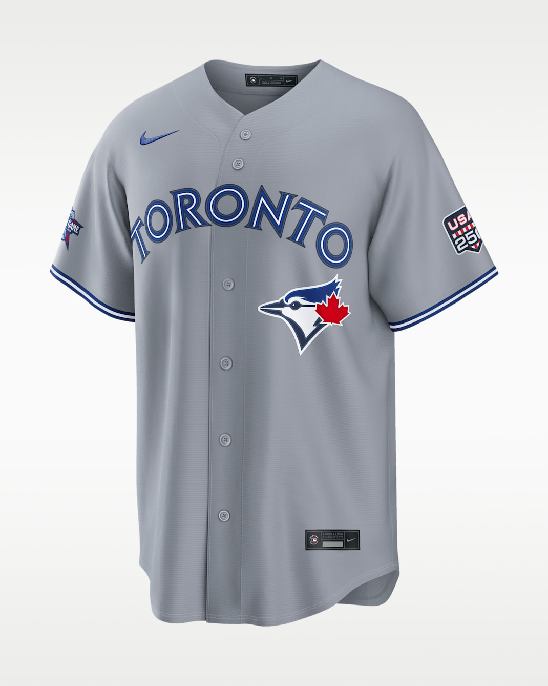 Vladimir Guerrero Jr. American League 2026 All-Star Game Men's Nike MLB Replica Jersey - Grey