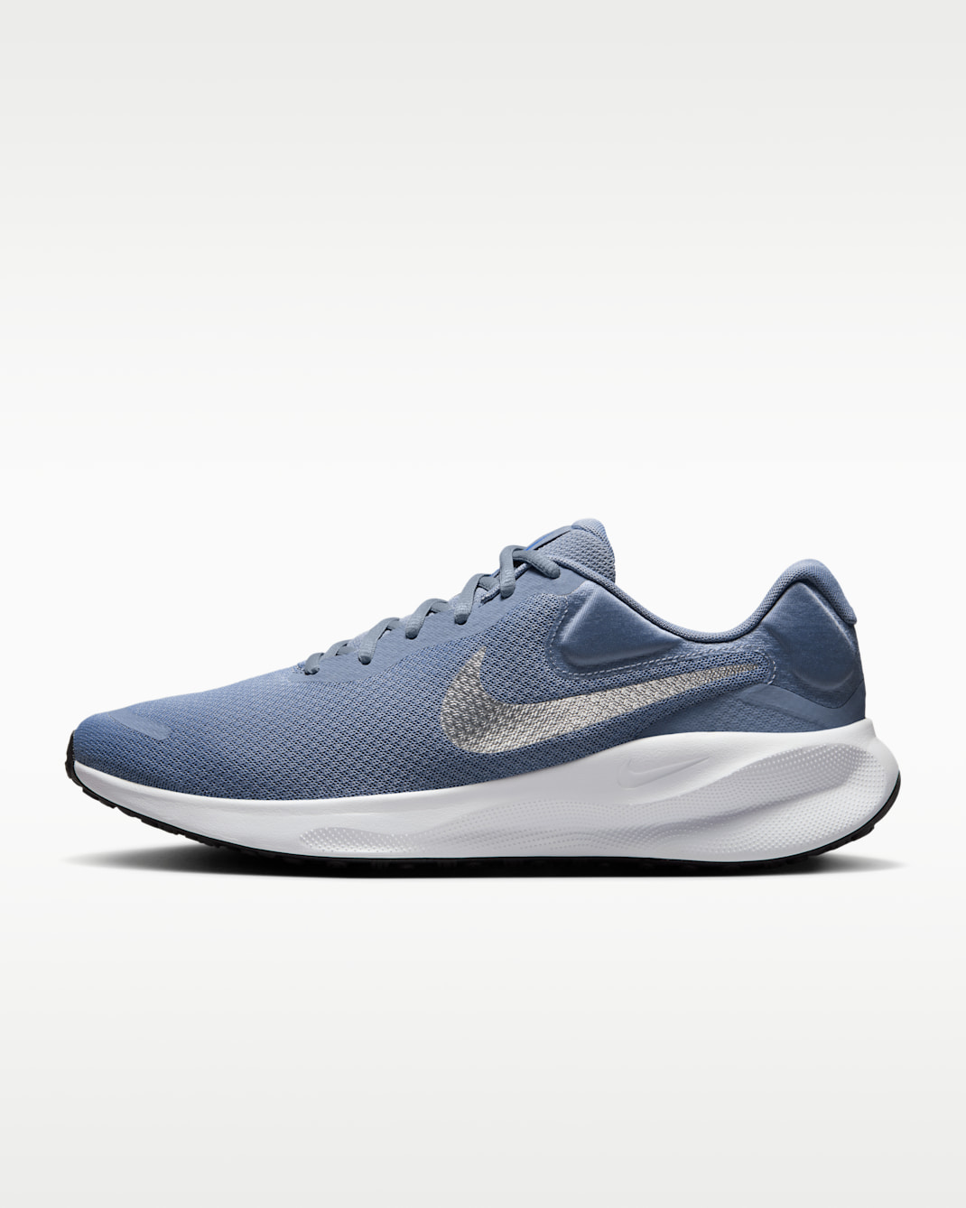 Tenis de correr en pavimento para hombre Nike Revolution 7 - Pizarra cenizo/Blanco/Hiperroyal/Plata metalizado