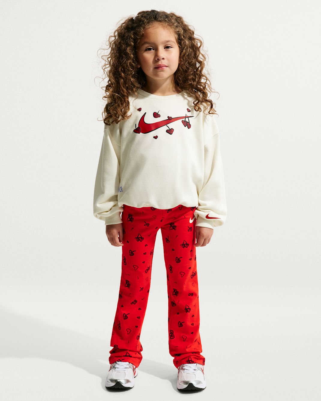 Nike Cherry Little Kids' Crew and Leggings Set - University Red