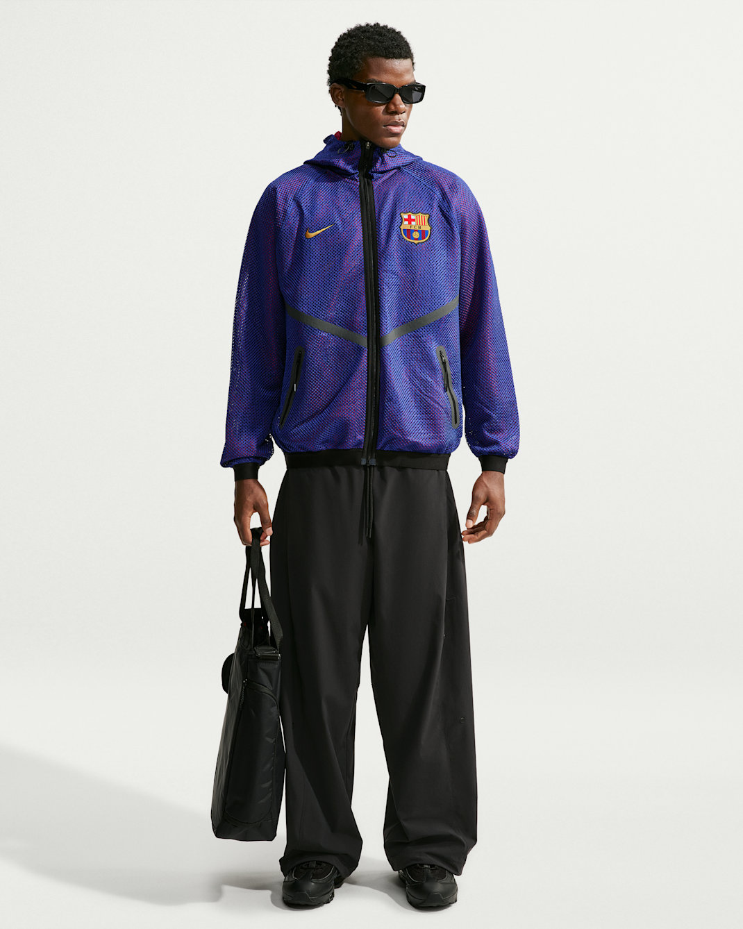 FC Barcelona Men's Nike Dri-FIT Soccer Anthem Jacket