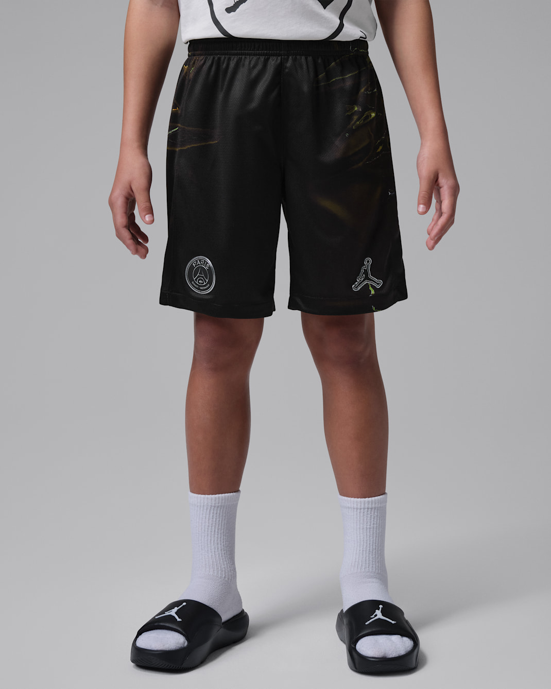 Paris Saint-Germain 2026 Stadium Night Edition Men's Jordan Dri-FIT Football Replica Shorts - Black/Black