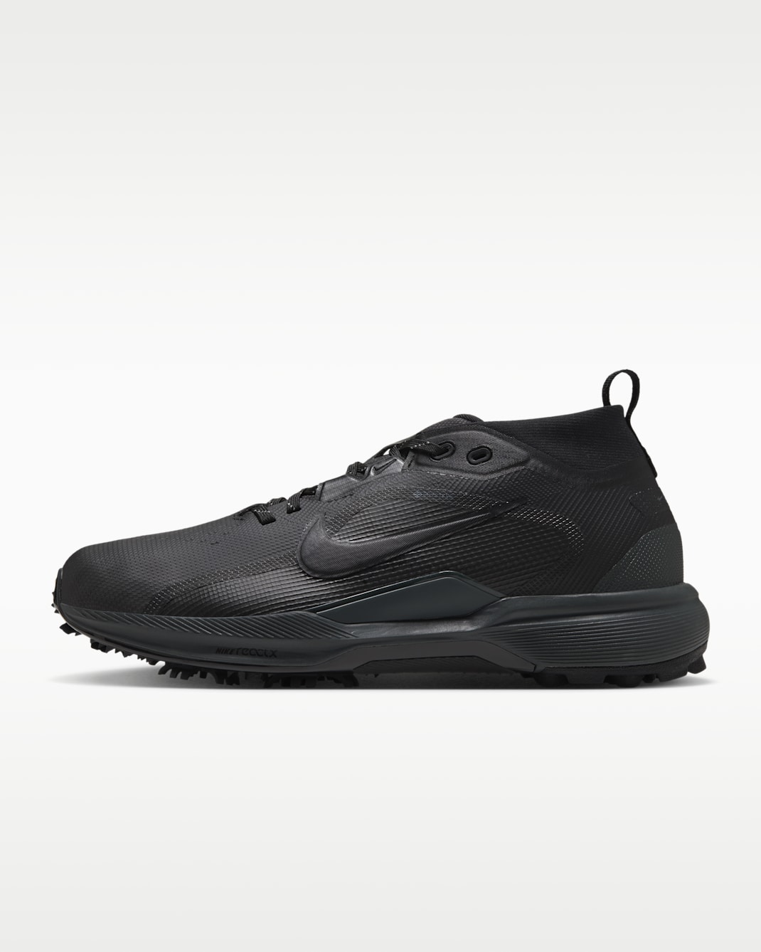 ナイキ ペガサス 1 G GORE-TEX (ワイド) 防水 ゴルフシューズ - ブラック/ダークスモークグレー/ブラック