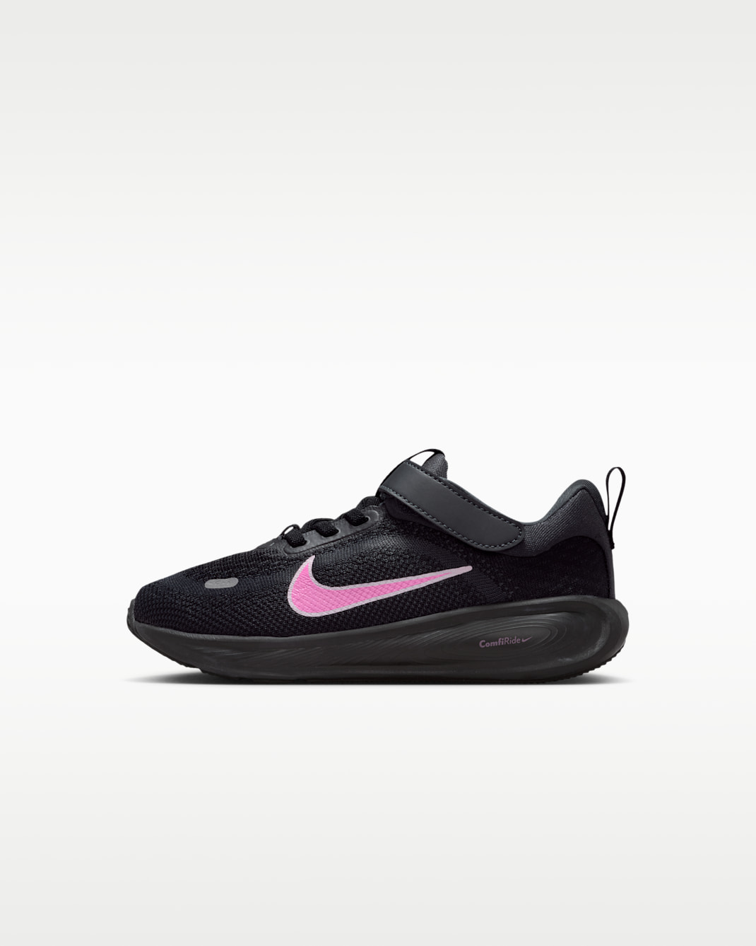 Nike Stellar Ride Younger Kids' Shoes - Black/Anthracite/Pink Foam/Playful Pink