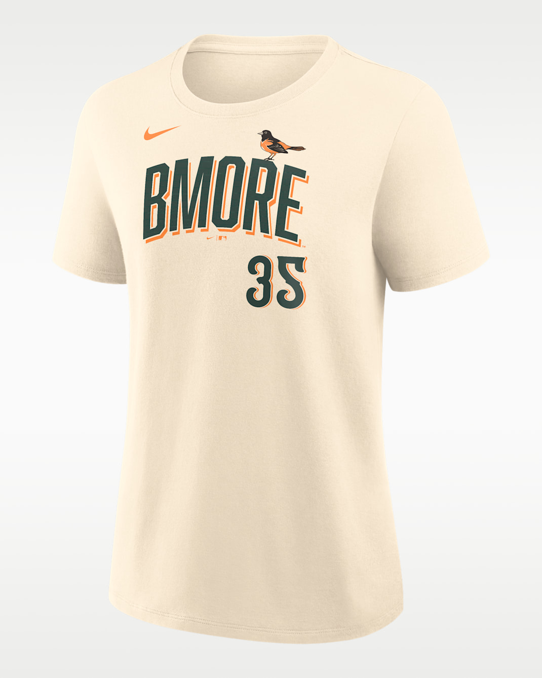 Adley Rutschman Baltimore Orioles City Connect Women's Nike MLB T-Shirt - Natural