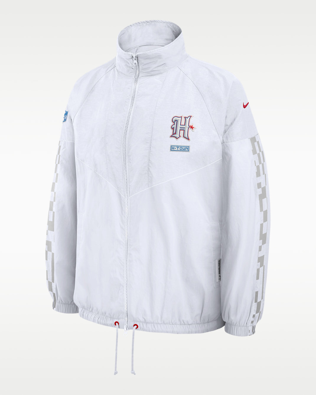 Houston Texans Rivalries Collection Women's Nike NFL Oversized Full-Zip Jacket - White