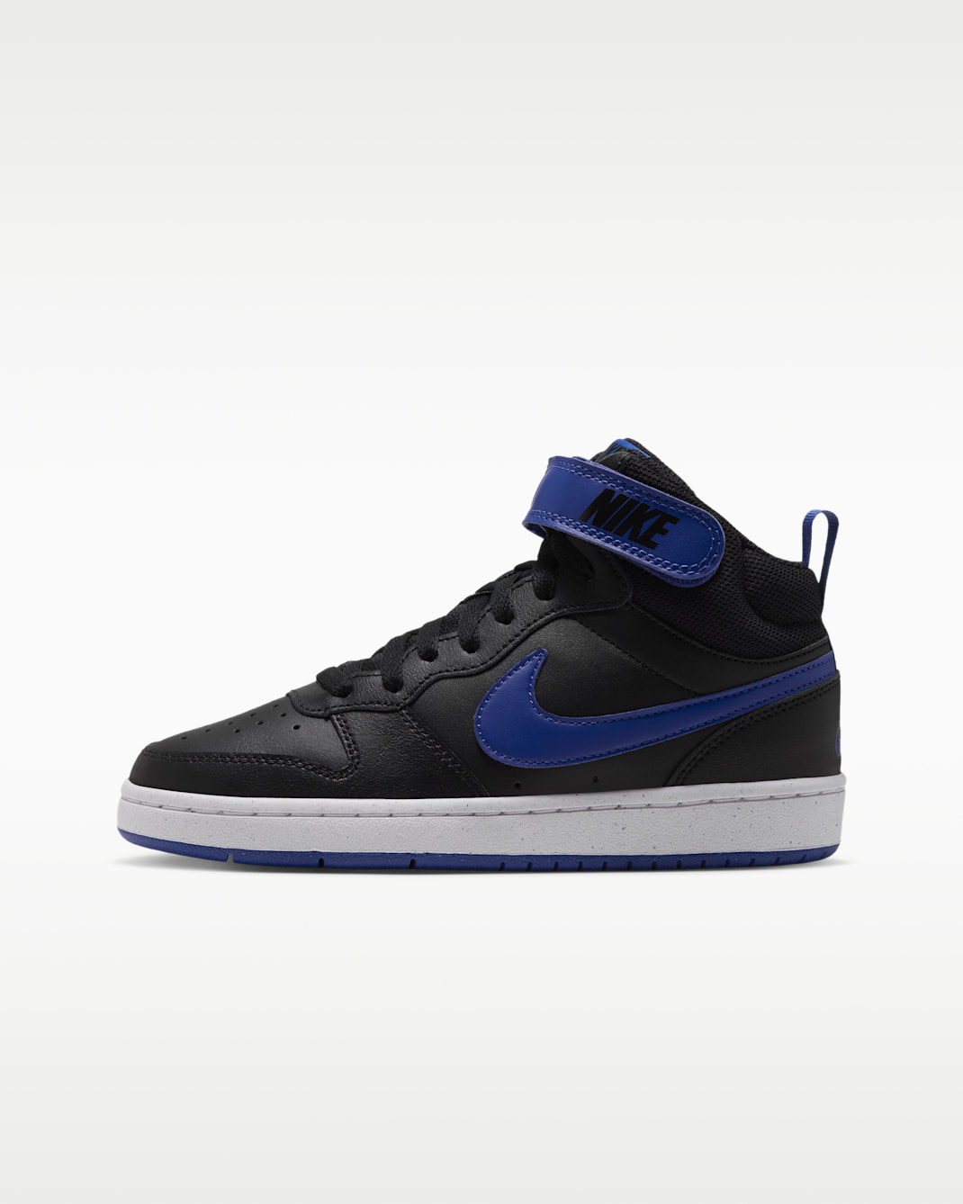Nike Court Borough Mid 2 Kinderschoenen - Zwart/Game Royal