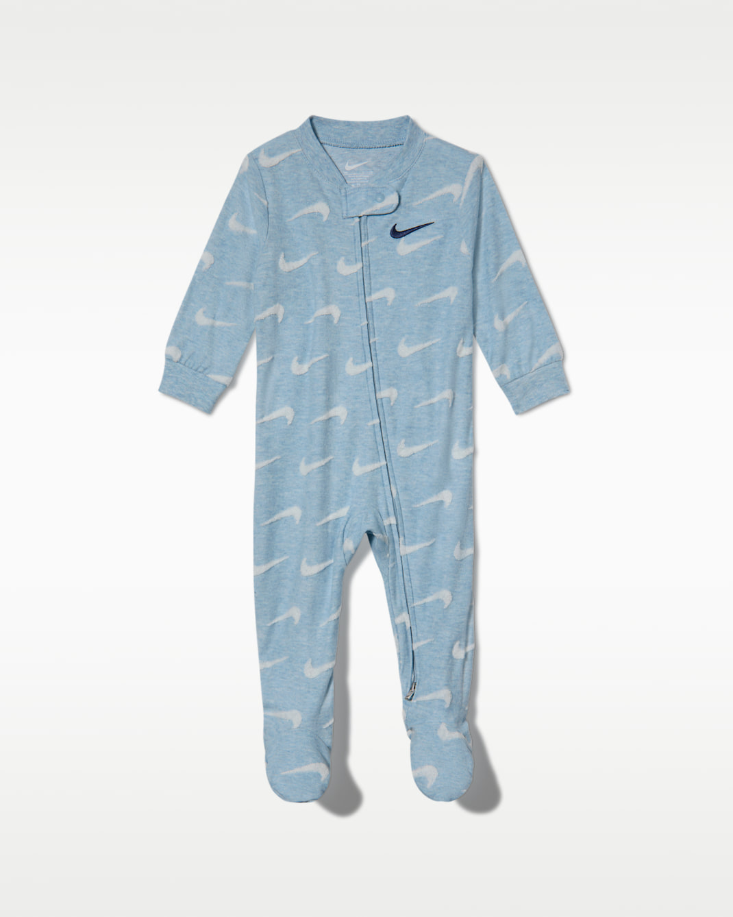 Nike Ready, Set, Grow! Baby (0-9M) Footed Coverall - Work Blue