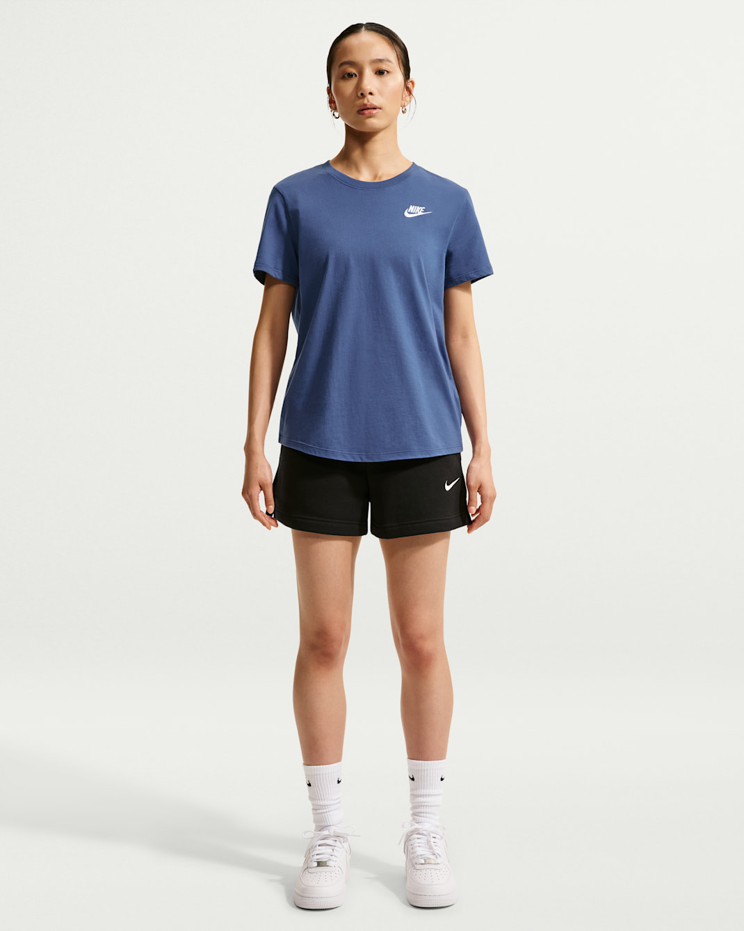 Nike Sportswear Phoenix Fleece Women's Mid-Rise 4" Shorts - Black/Sail