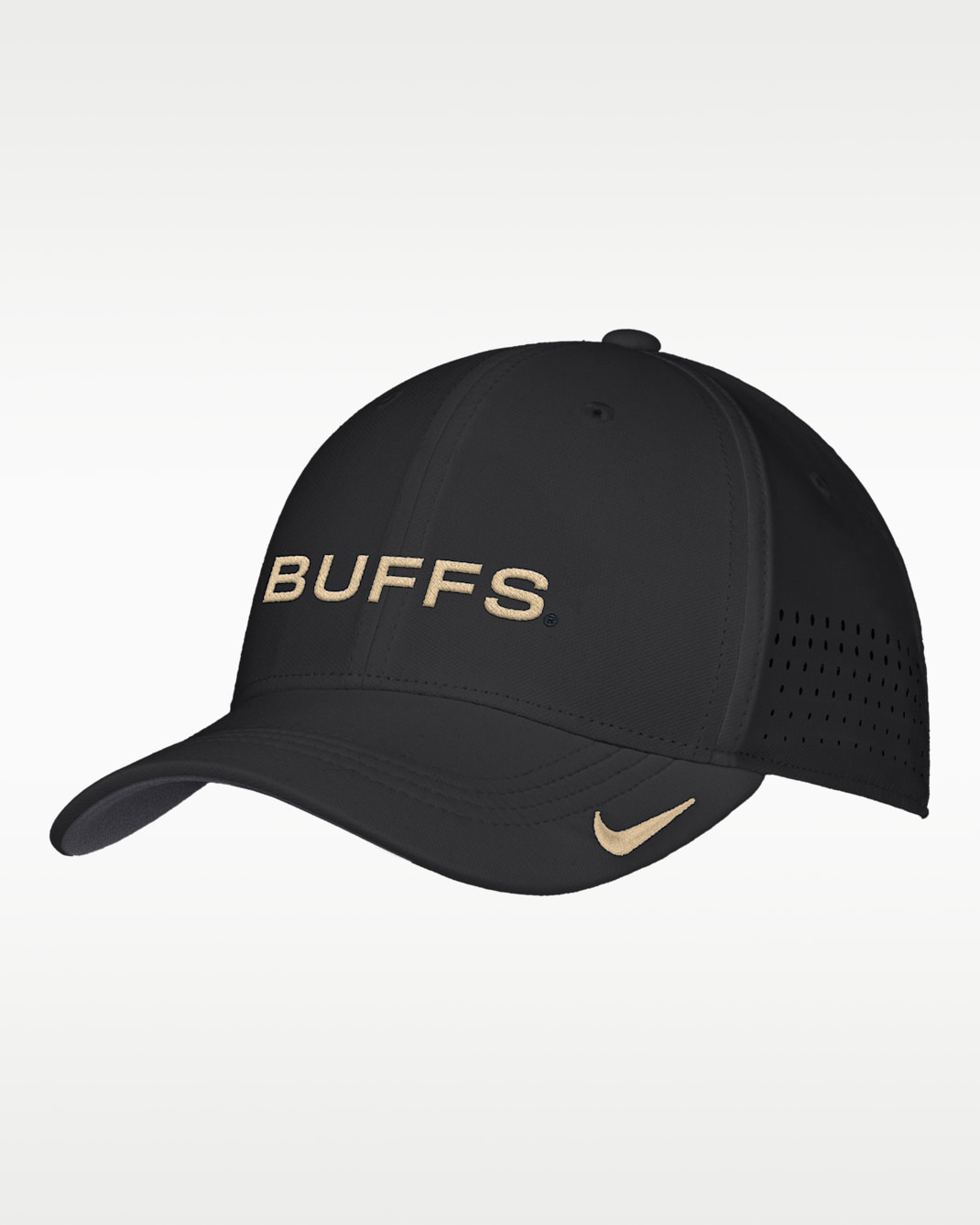 Gorra Nike Dri-FIT universitaria para hombre Colorado Sideline - Negro