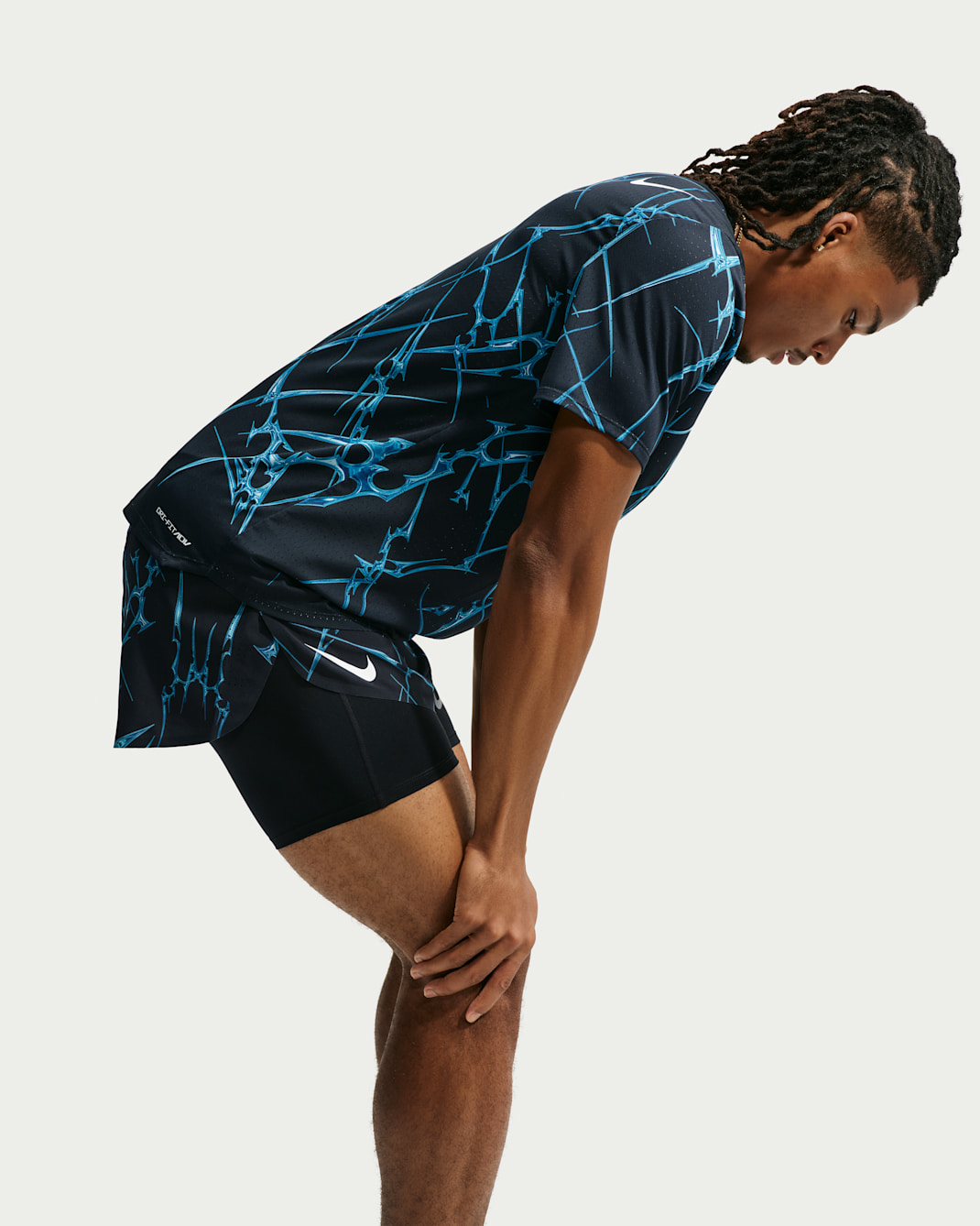Nike AeroSwift Men's Dri-FIT ADV Printed Short-Sleeve Running Top