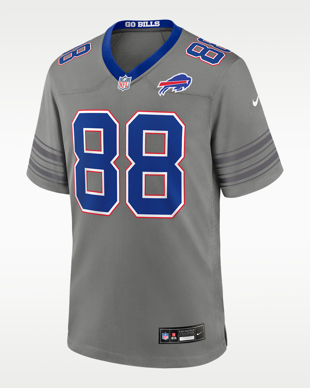 Dawson Knox Buffalo Bills Men's Nike NFL Game Jersey - Grey