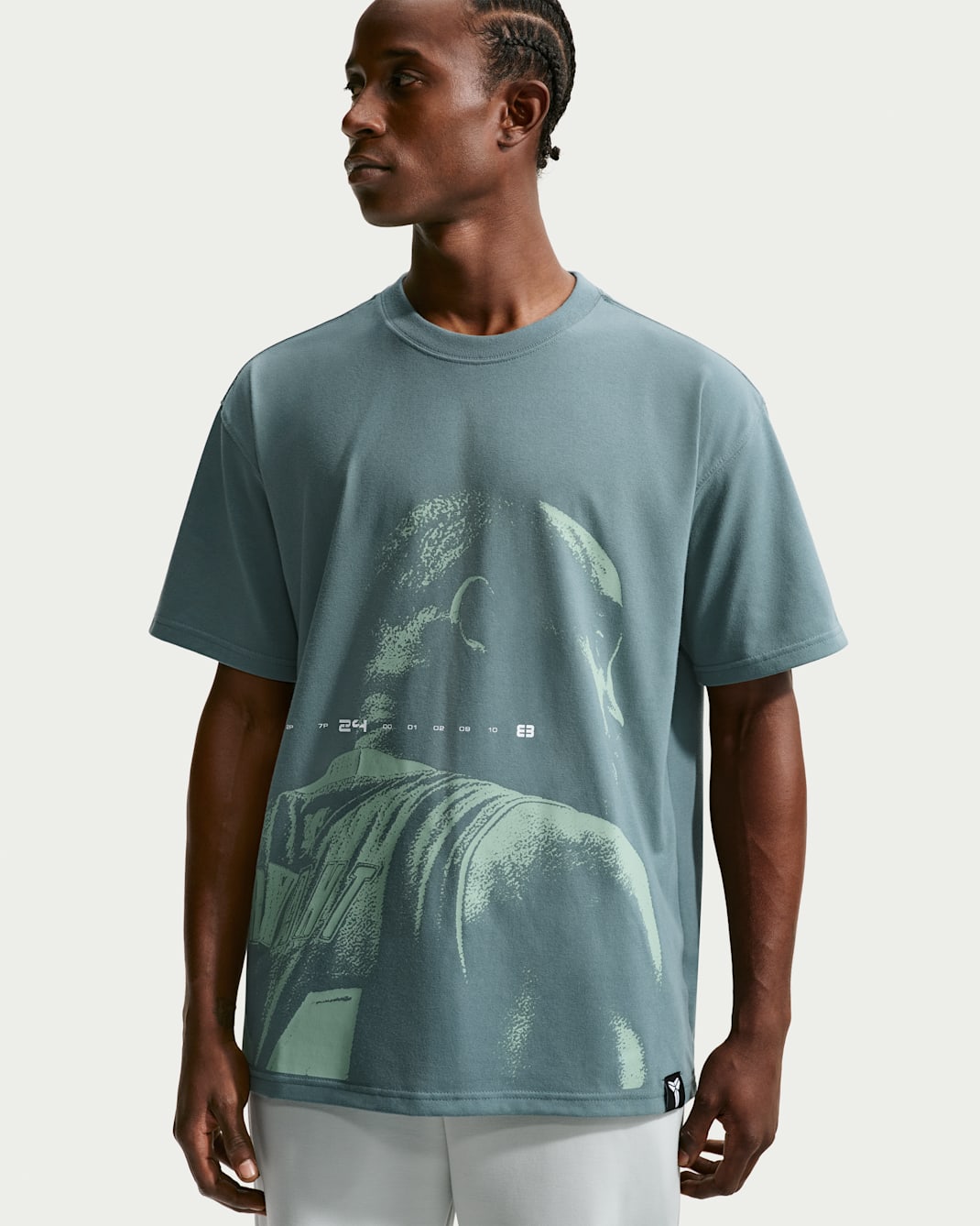 Kobe Dri-FIT-Basketball-T-Shirt (Herren) - Mineral Slate