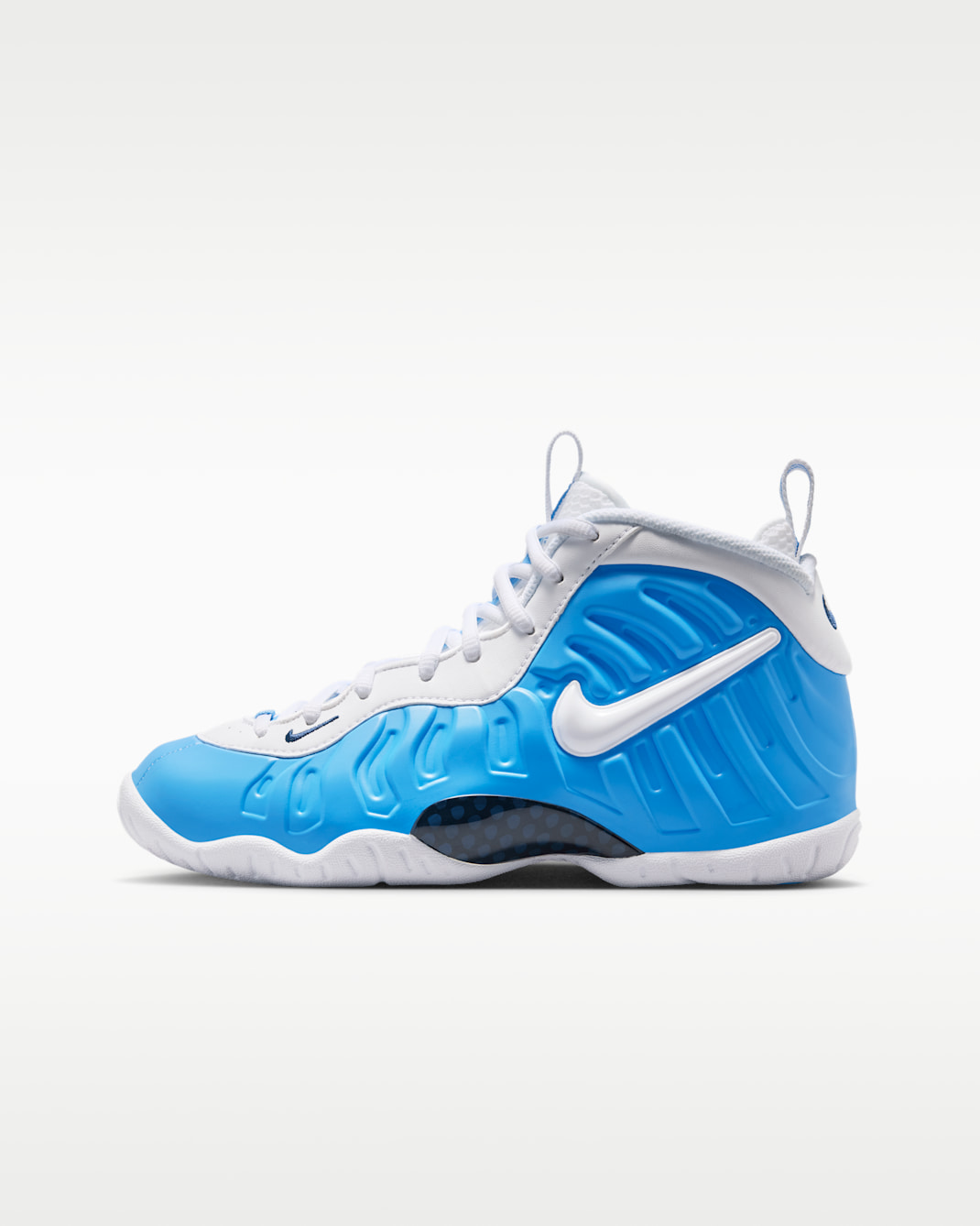Nike Little Posite Pro Big Kids' Shoes - University Blue/White/Midnight Navy/White