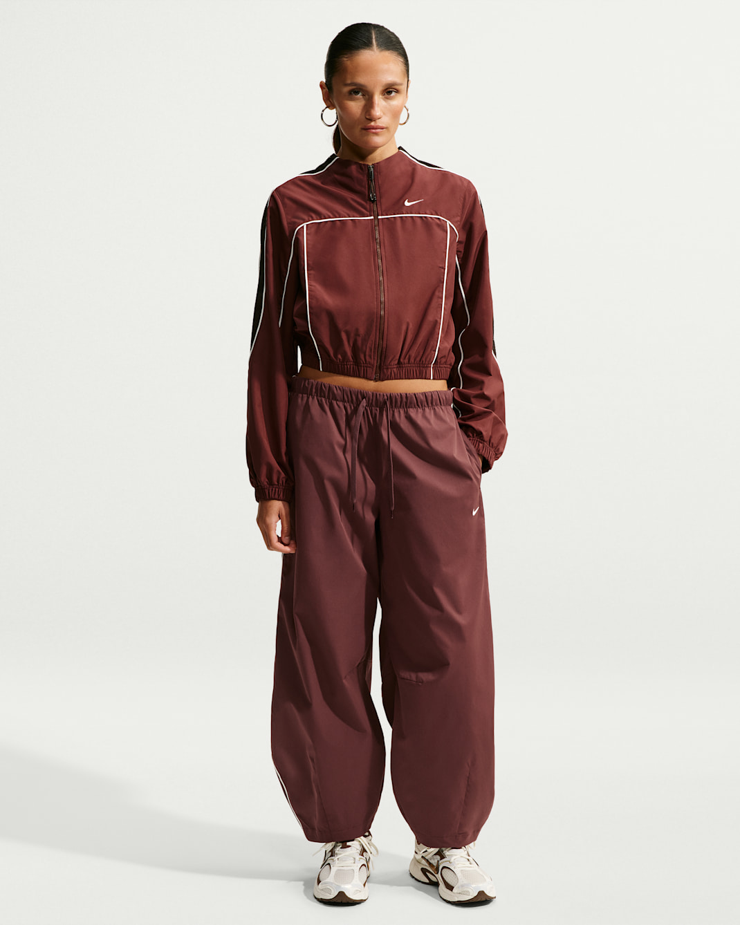 Nike Sportswear Women's Loose Mid-Rise Barrel Pants - Mystic Dates/Sail/Sail