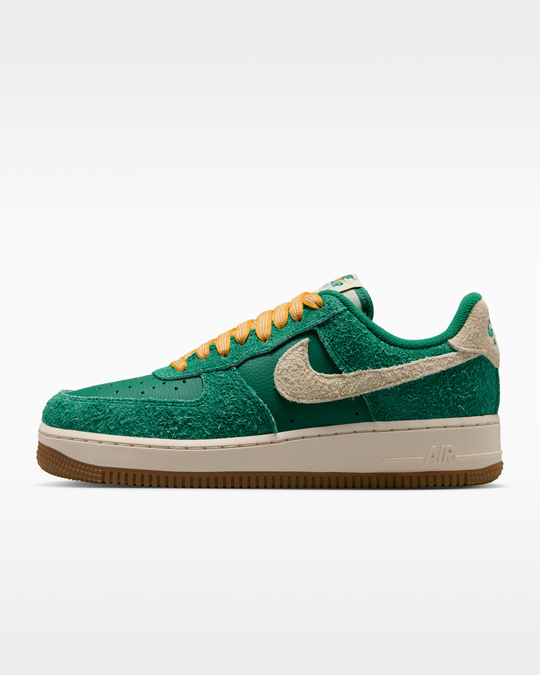 Nike Air Force 1 '07 "Game Day" Women's Shoes - Malachite/University Gold/Gum Medium Brown/Coconut Milk