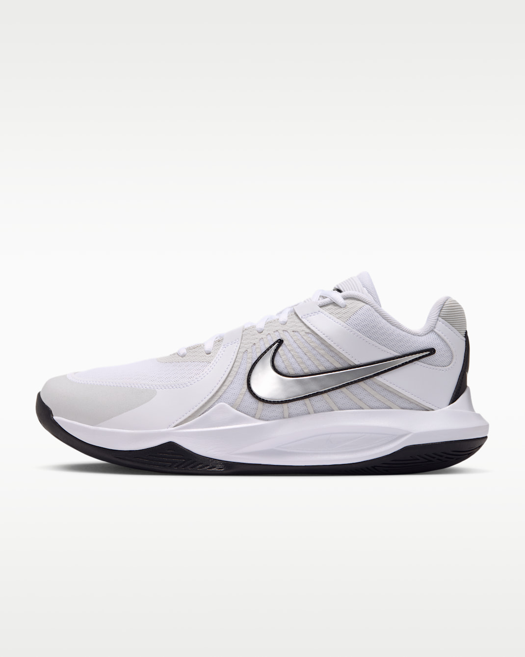 Nike Hyperspeed Court 2 Volleyball Shoes - White/Black/Metallic Silver