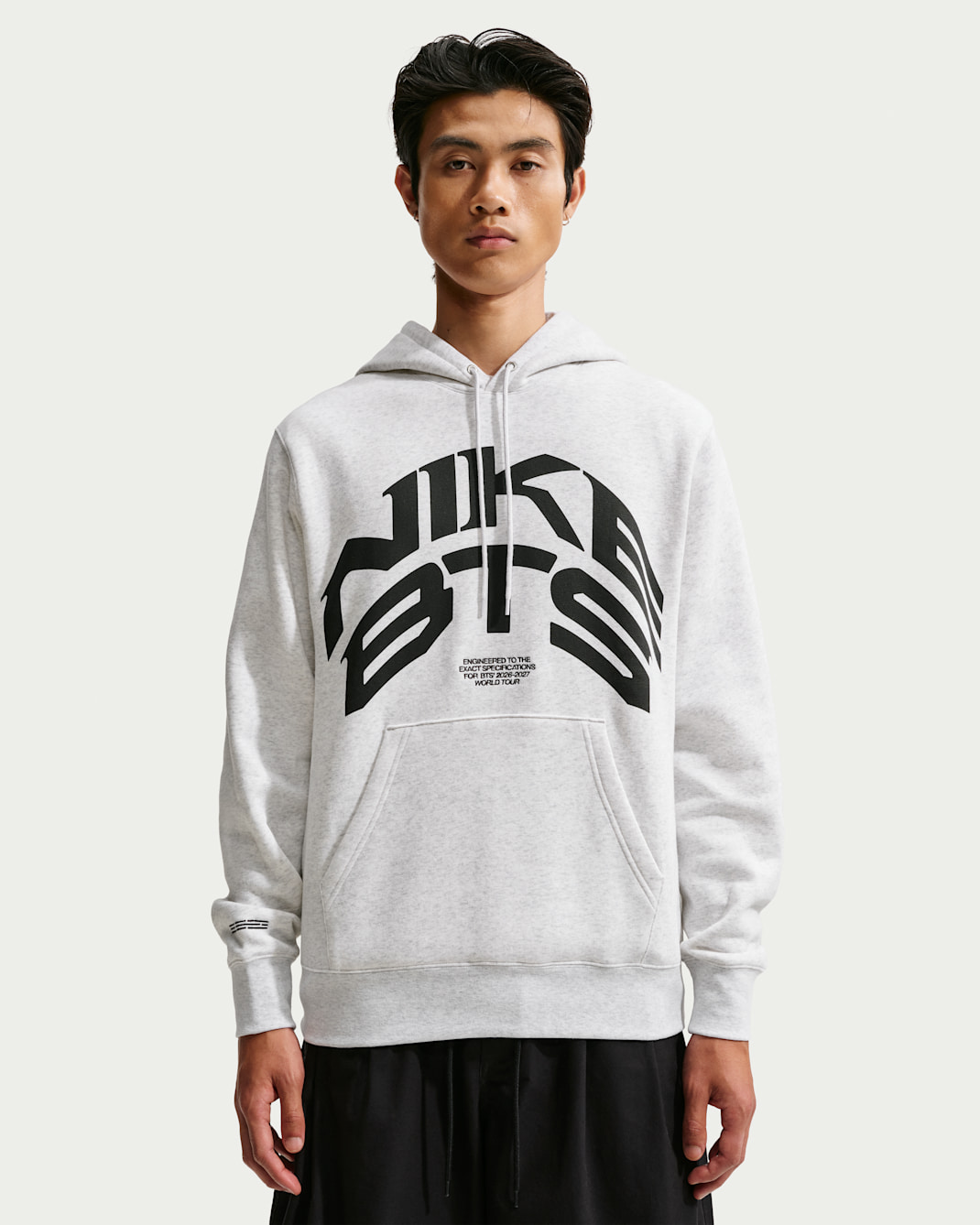 Nike Sportswear Club "BTS" Men's Fleece Pullover Hoodie - Birch Heather