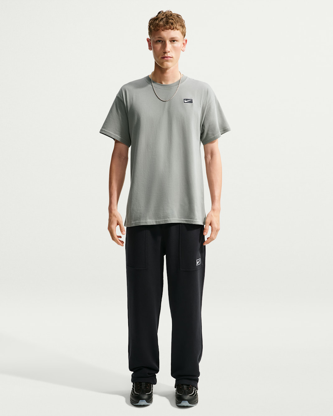 Nike Sportswear Men's Fleece Open-Hem Pants - Black