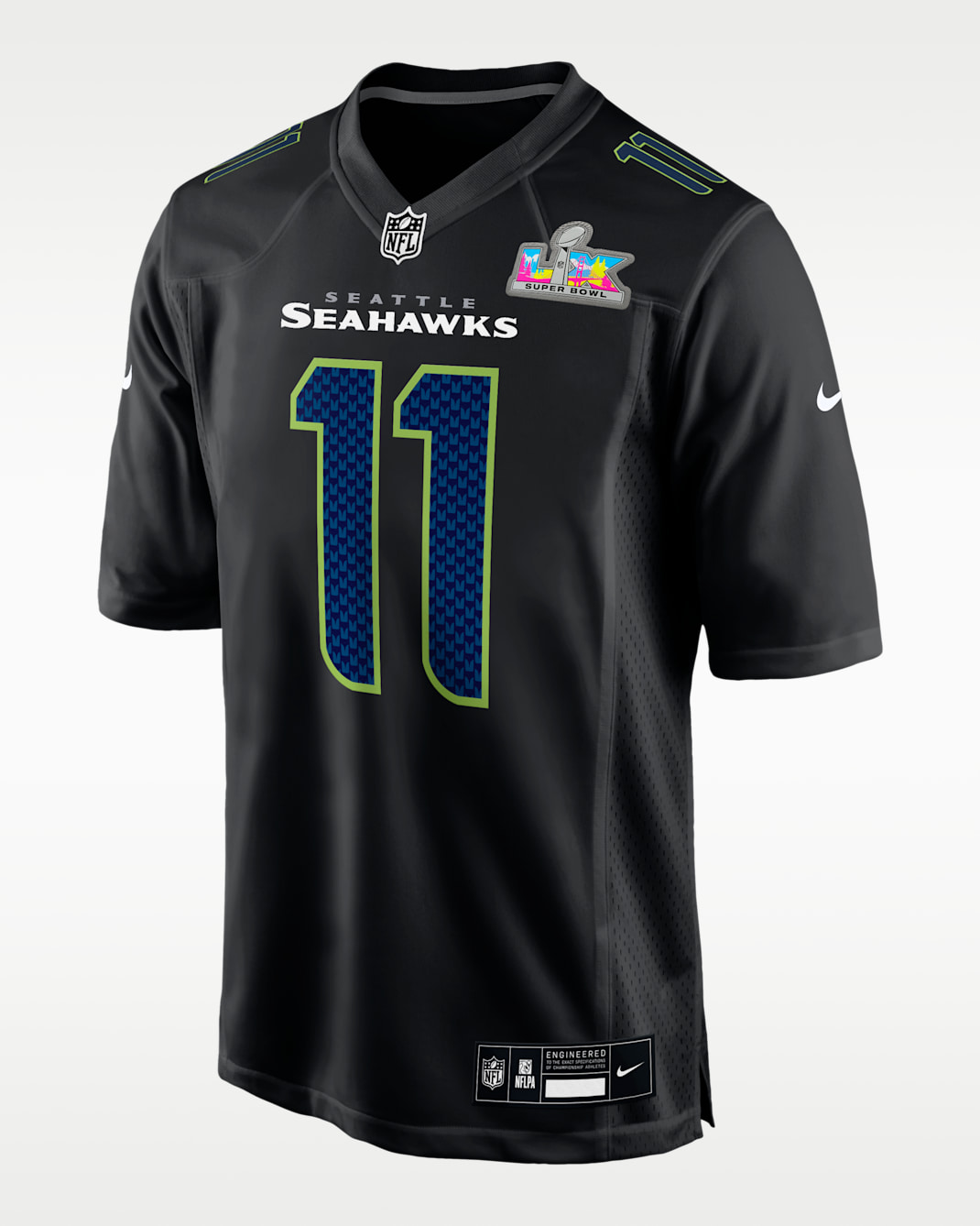 Jaxon Smith-Njigba Seattle Seahawks Super Bowl LX Men's Nike NFL Game Fashion Jersey - Black