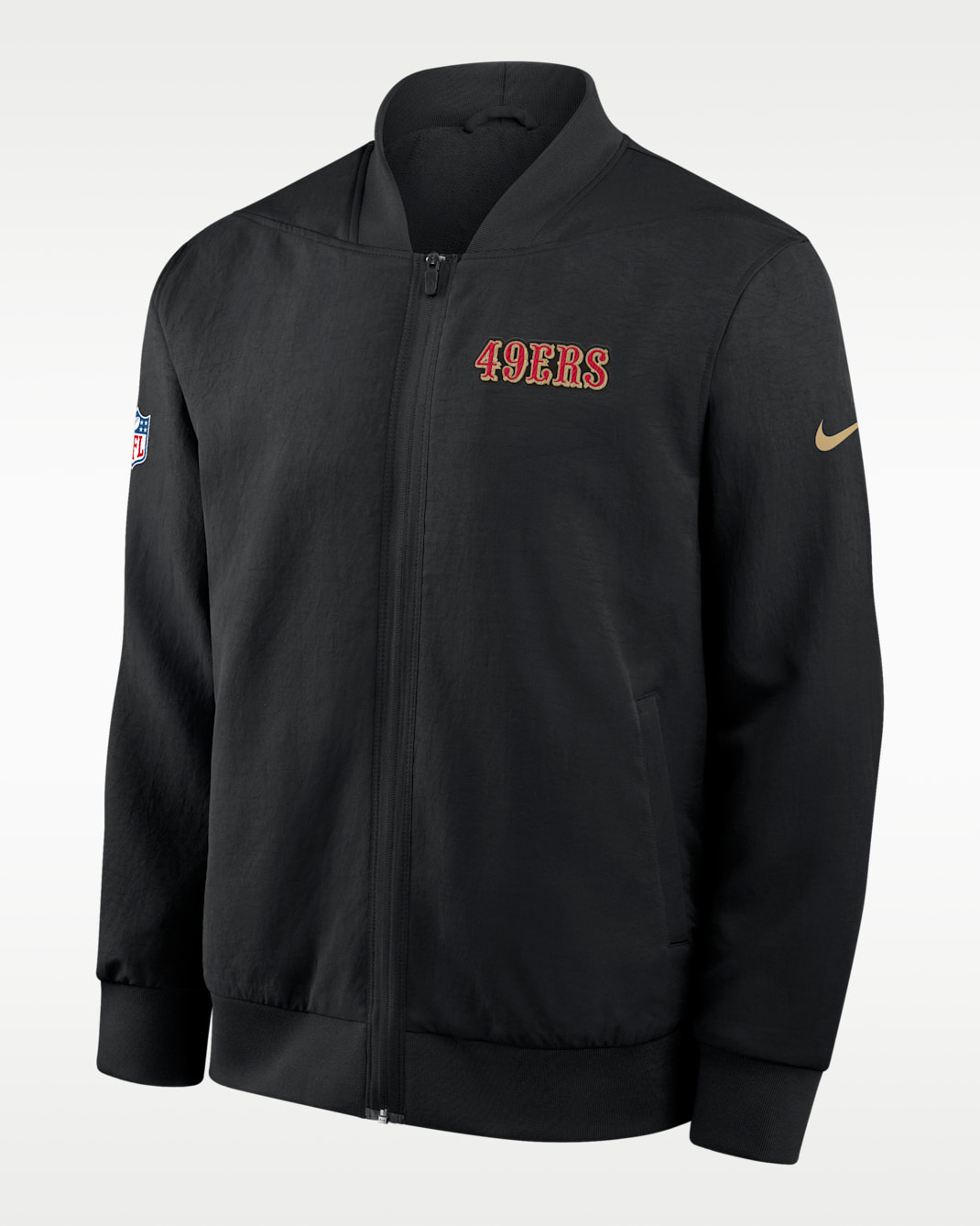San Francisco 49ers Rivalries Collection Sideline Men's Nike NFL Full-Zip Bomber Jacket - Black