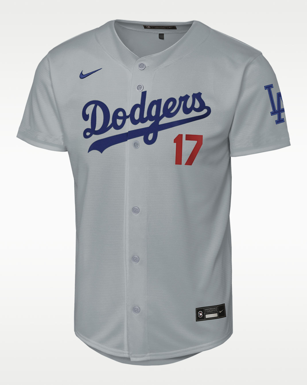 Shohei Ohtani Los Angeles Dodgers Big Kids' Nike MLB Stadium Jersey - Grey