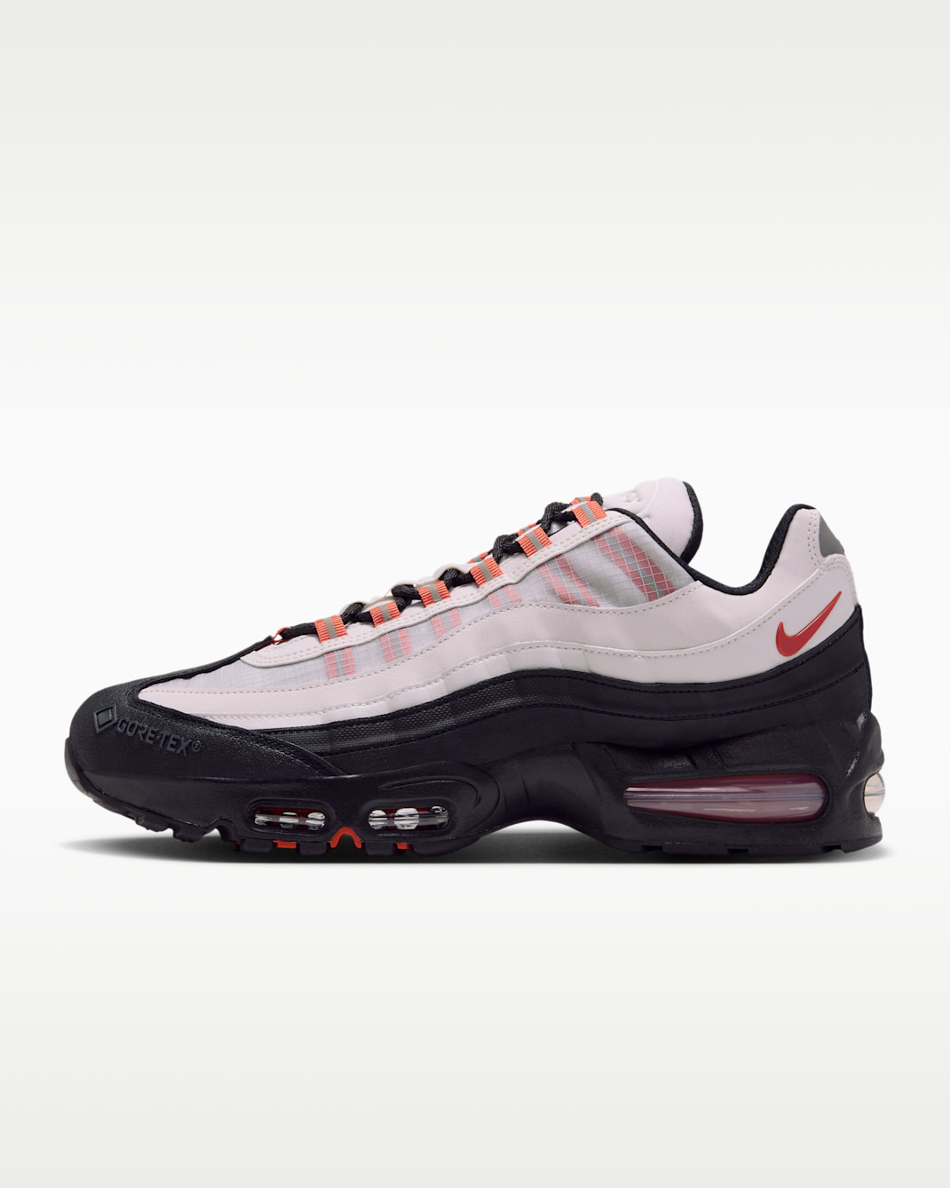 ナイキ エア マックス 95 ビッグバブル GORE-TEX メンズ ウィンタライズド シューズ - ライトボーン/ブラック/メタリックピューター/キャンプファイヤーオレンジ