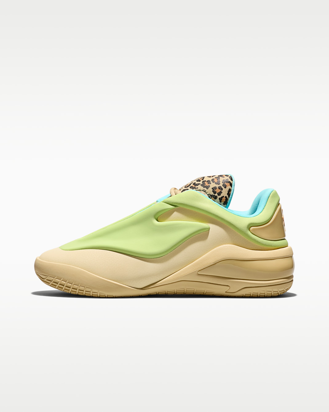 SHAI 001 Lace Up Shoes - Straw/Lime