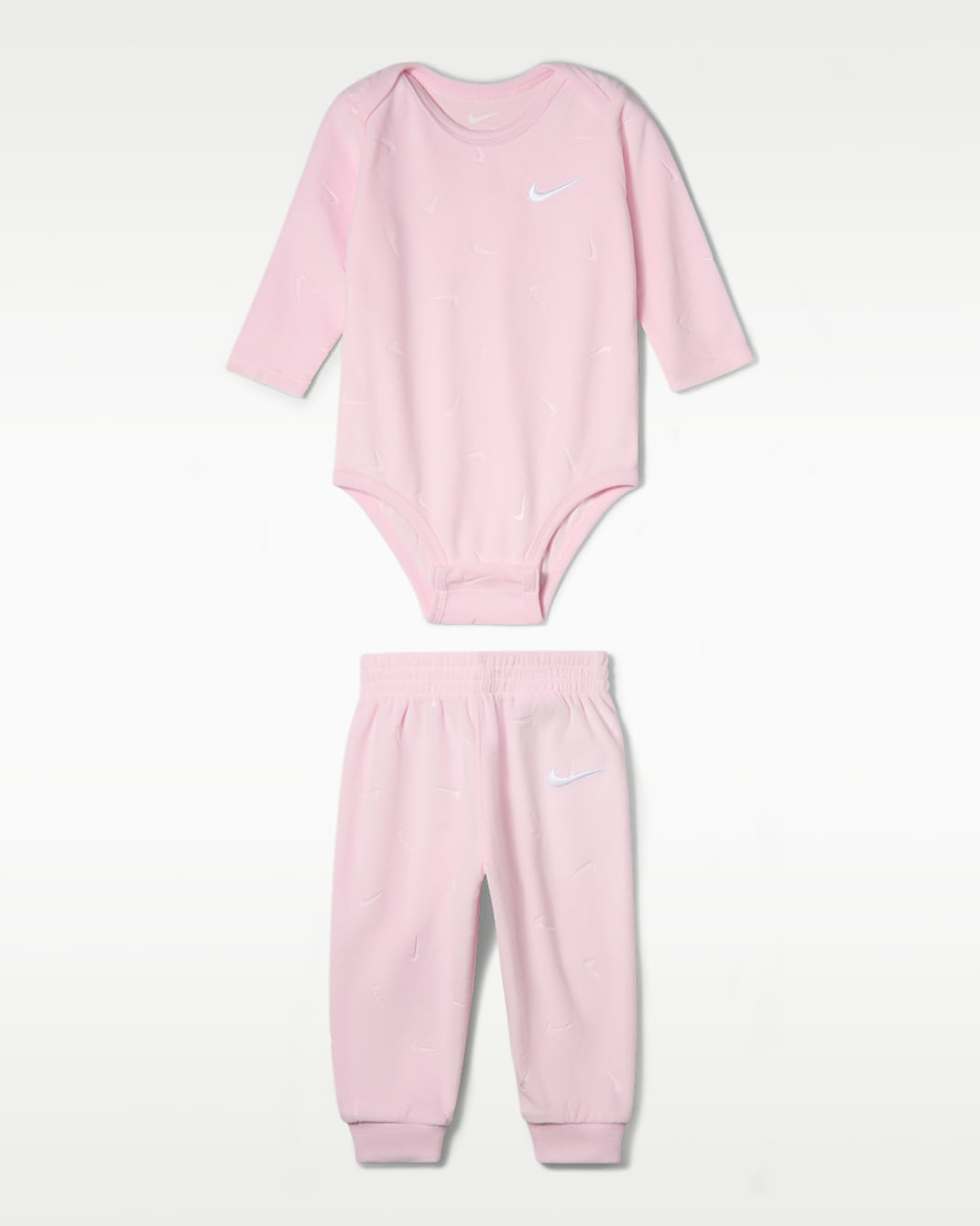 Nike Baby Essentials Baby (0-9M) Bodysuit and Pants Set - Pink Foam