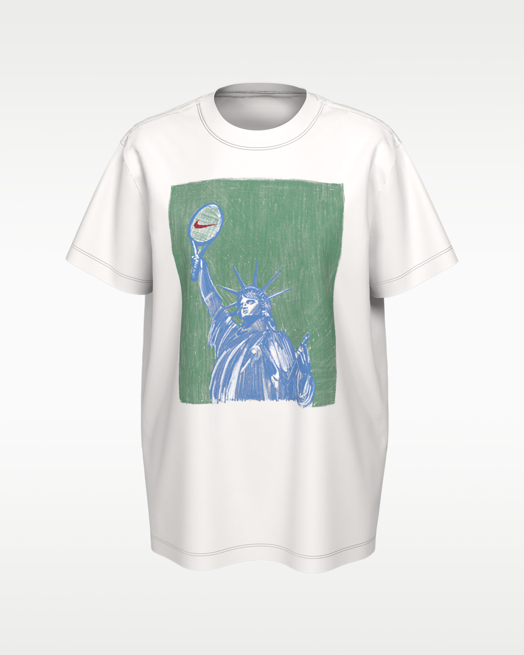 NikeCourt Big Kids' T-Shirt - White