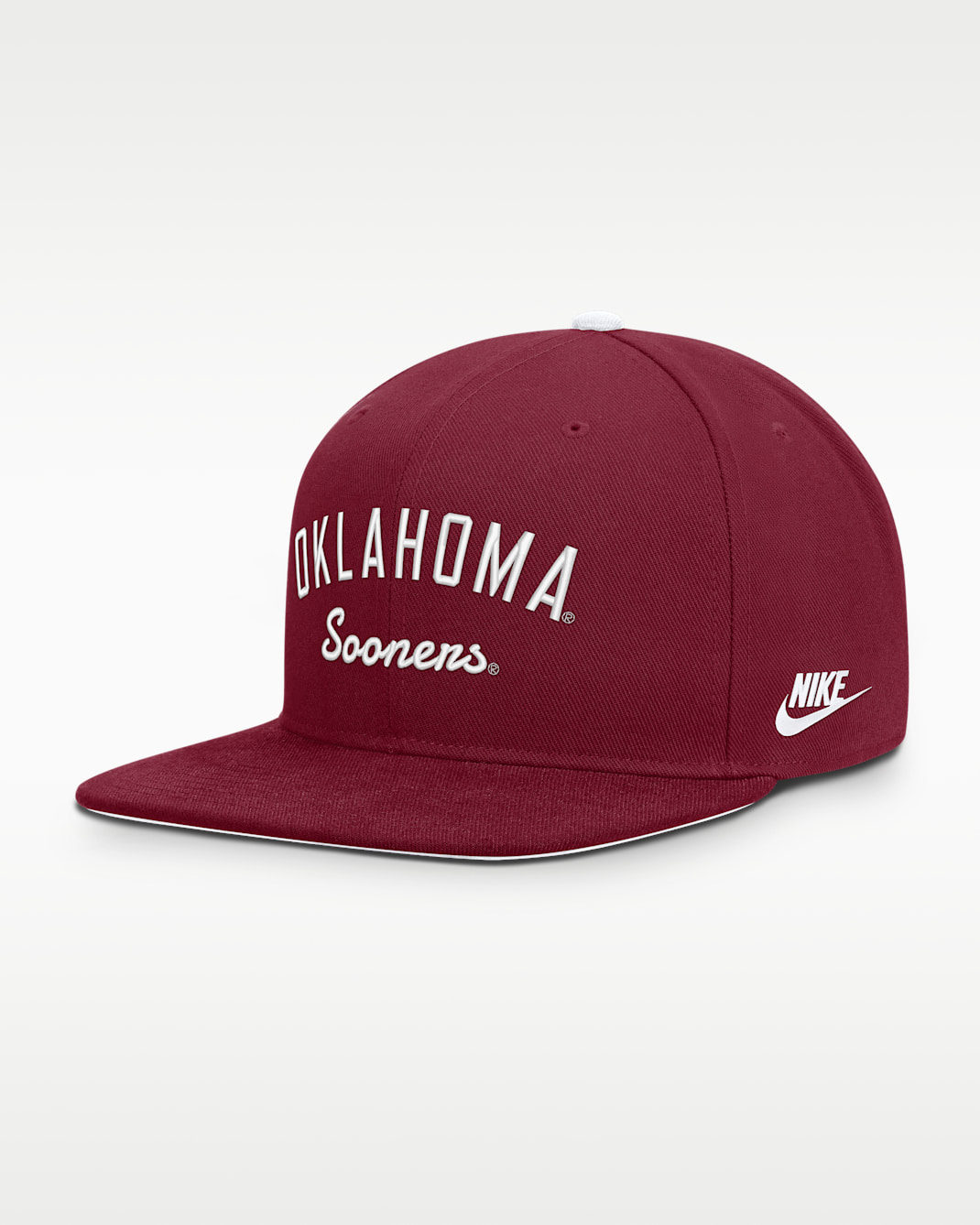 Oklahoma Legacy Pro Men's Nike Dri-FIT College Adjustable Hat - Crimson