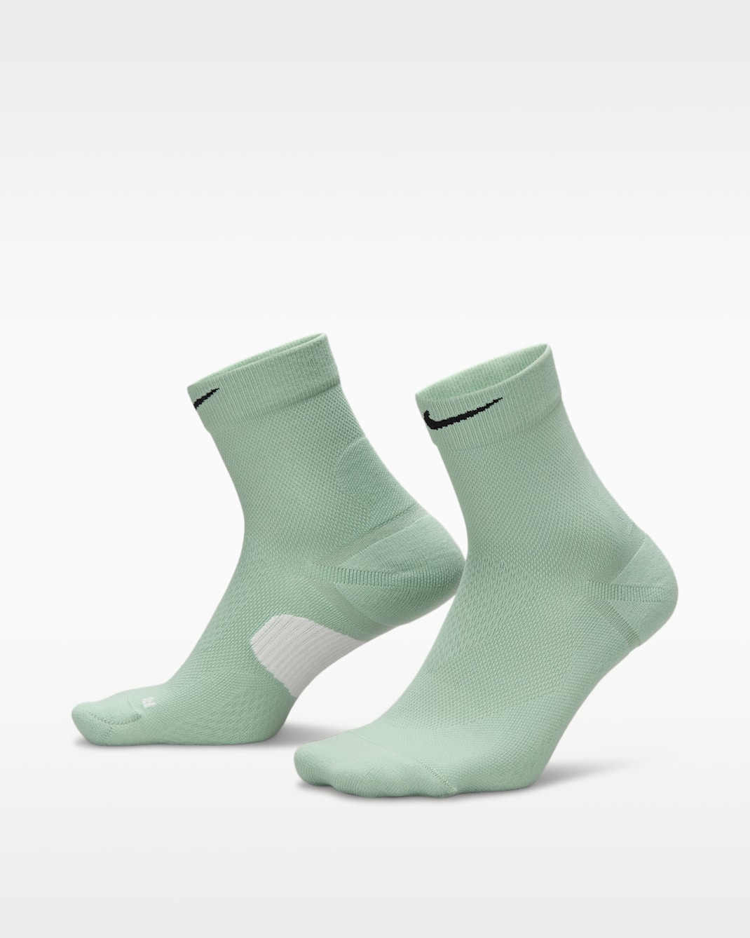Chaussettes mi-mollet basses Nike Running Midweight (1 paire) - Steam/Photon Dust/Noir