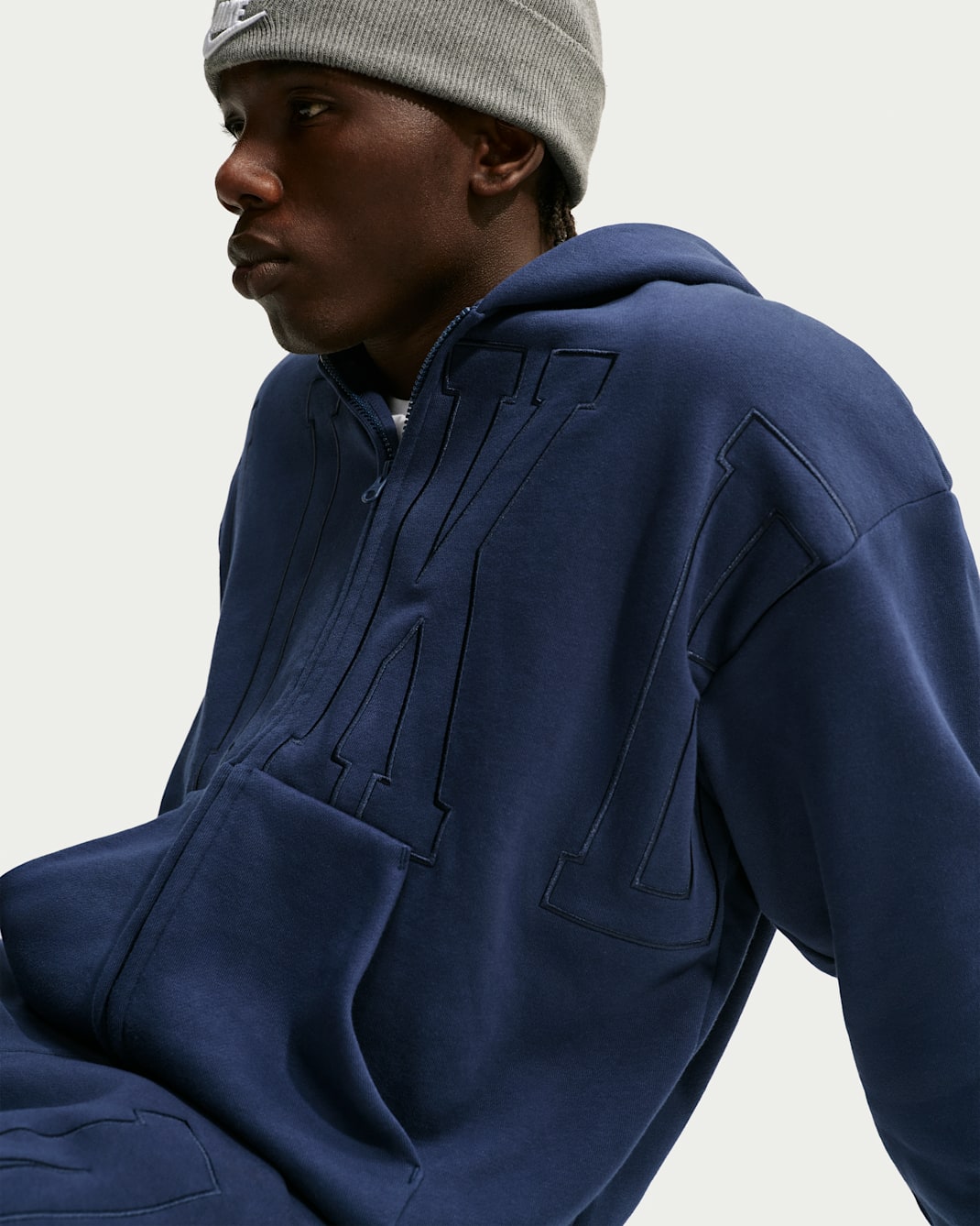 Nike Solo Fleece Men's Loose Full-Zip Hoodie