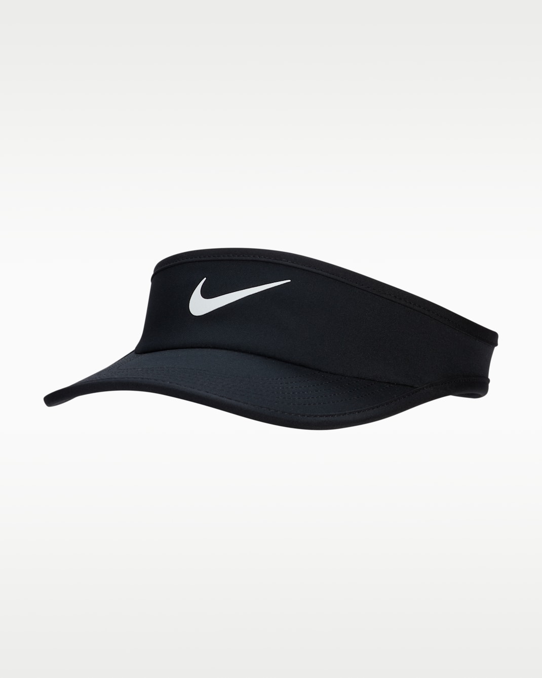 Nike Dri-FIT Ace Kids' Swoosh Visor - Black/Black/White