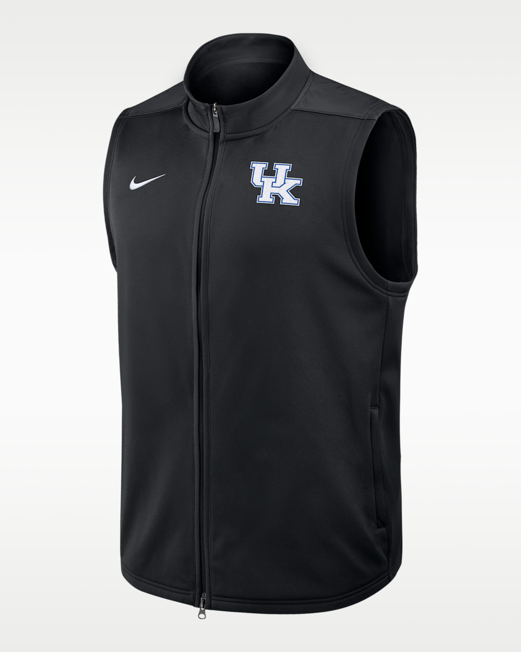 Kentucky Victory Men's Nike Therma-FIT College Full-Zip Vest - Black