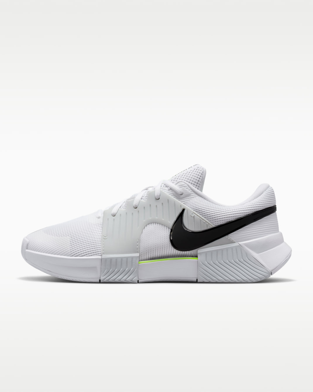 Nike GP Challenge 1.5 Men's Hard Court Tennis Shoes - White/Pure Platinum/Volt/Black