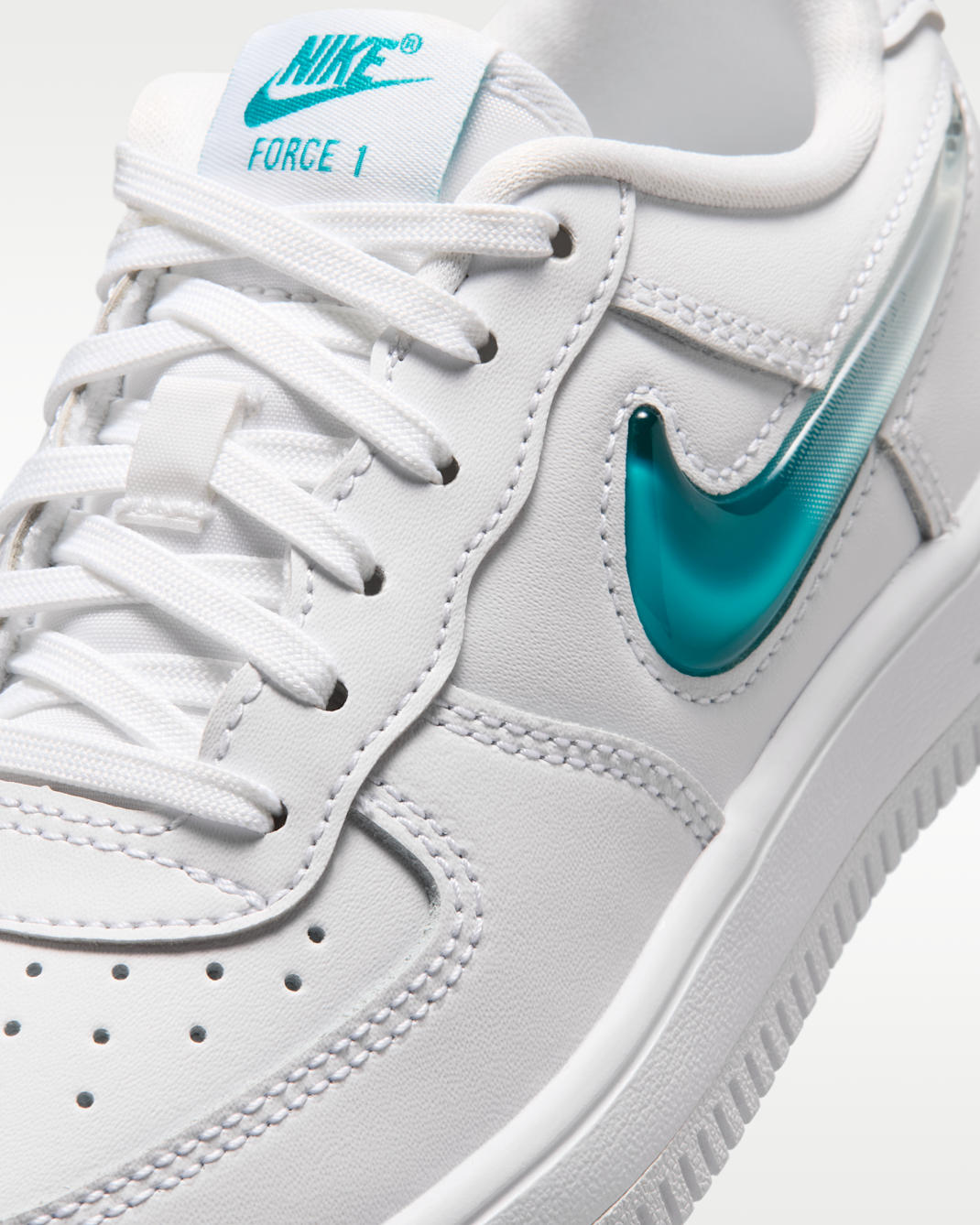 Nike Force 1 Low "Jelly Swoosh" Little Kids' Shoes