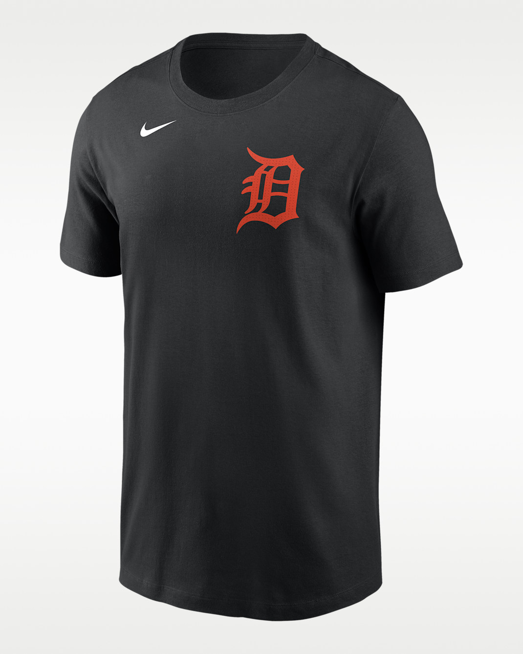 Playera Nike de la MLB para hombre Tarik Skubal Detroit Tigers Fuse - Negro