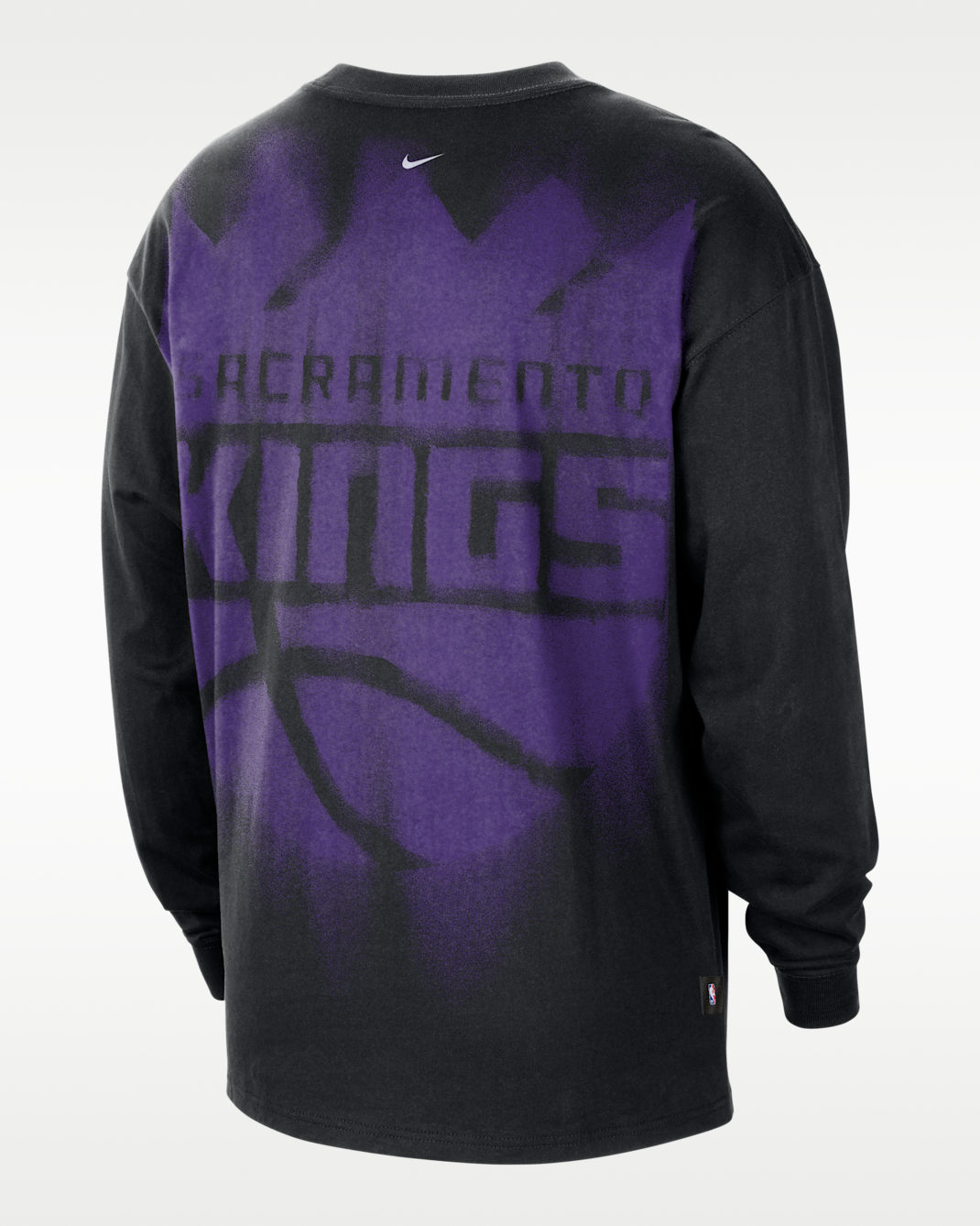 Sacramento Kings Standard Issue Men's Basketball Long-Sleeve Top - Black