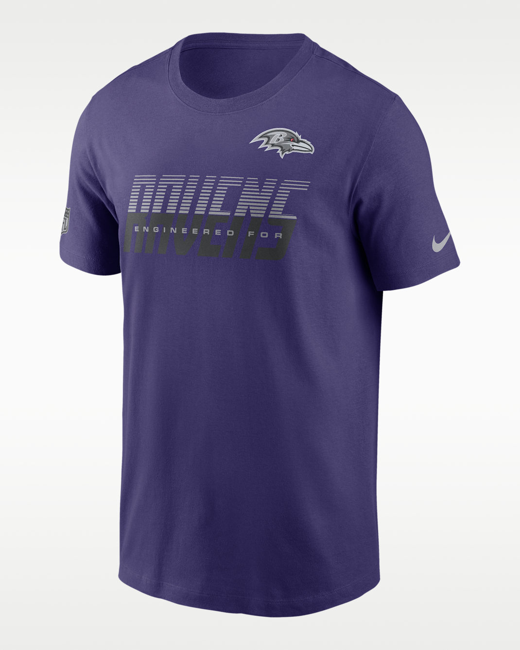 Baltimore Ravens Sideline Team Issue Men's Nike Dri-FIT NFL T-Shirt - Purple