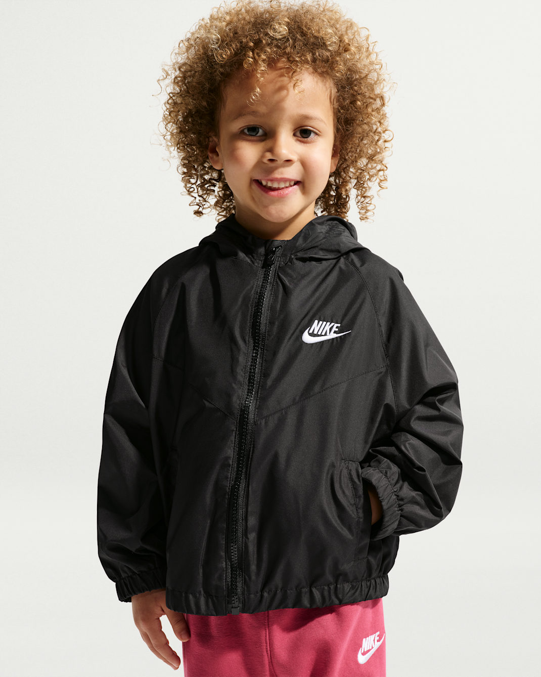 Nike Toddler New Chevron Windrunner - Black