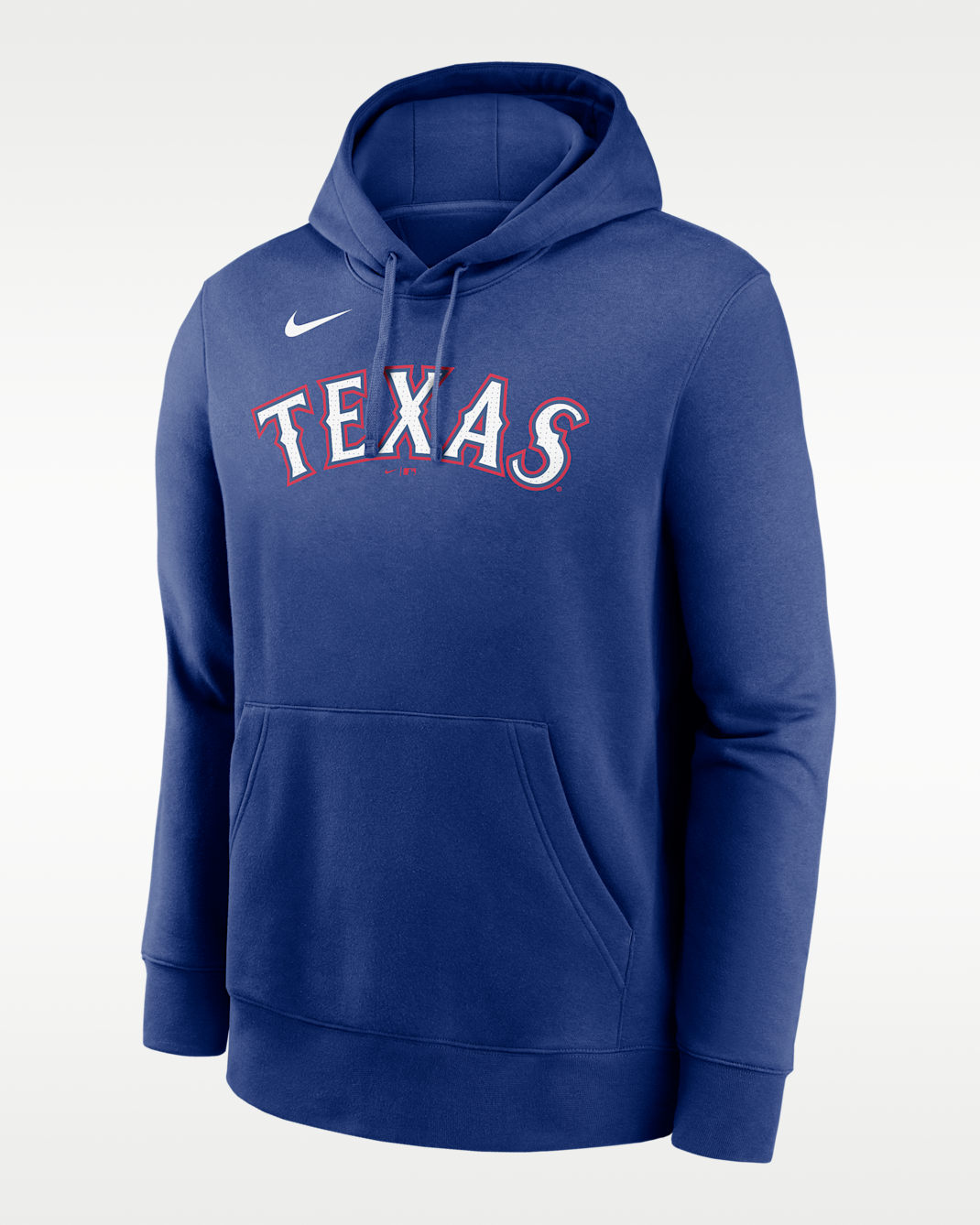 Sudadera con gorro sin cierre Nike de la MLB para hombre Corey Seager Texas Rangers Club - Azul