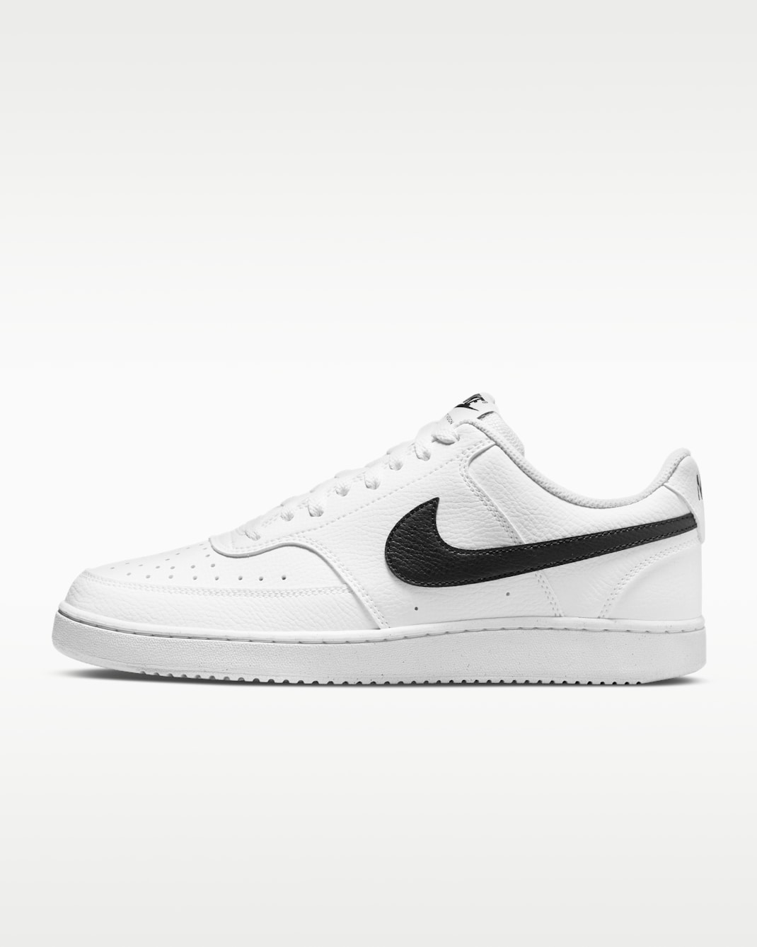 Chaussure Nike Court Vision Low Next Nature pour Homme - Blanc/Blanc/Noir