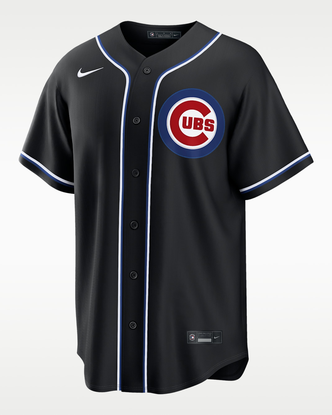 Chicago Cubs Men's Nike MLB Replica Fashion Jersey - Black/White